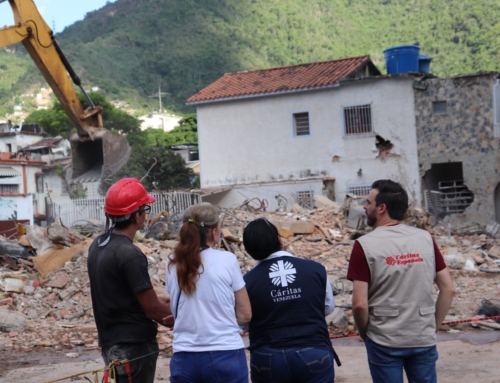 Cáritas Española aumenta a un millón los fondos para responder a la emergencia humanitaria causada por el doble terremoto en Venezuela