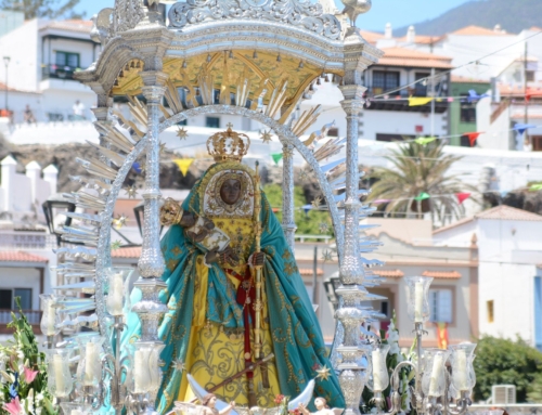 Procesión de la Virgen de Candelaria y ceremonia Guanche