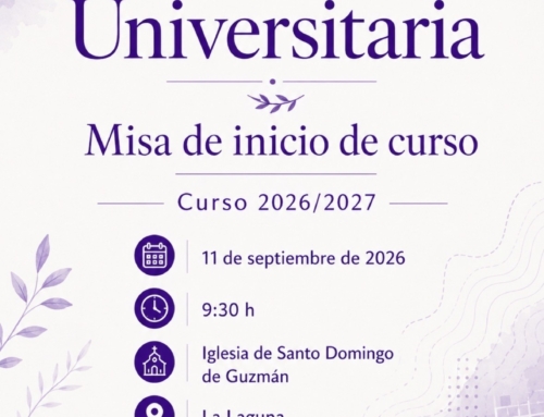 La Pastoral Universitaria celebrará el 11 de septiembre la Misa de inicio de curso