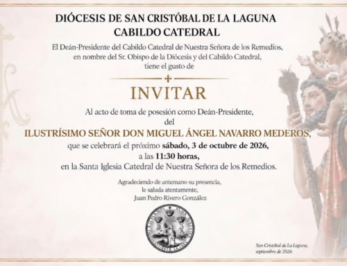 Toma de posesión como deán de la Catedral de Miguel Ángel Navarro